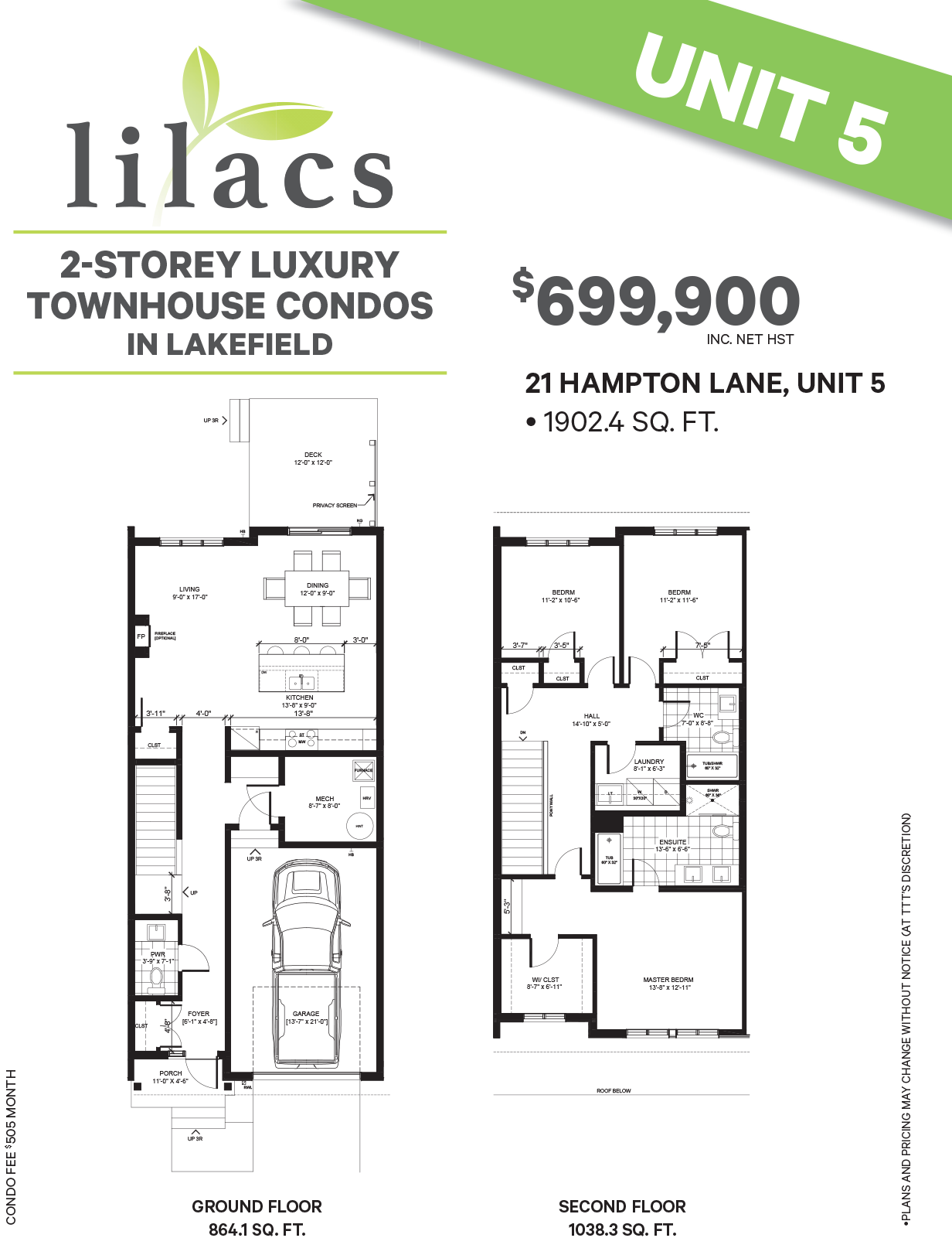 Condo C Unit Floor Plan