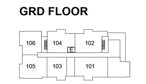 Ground floor units