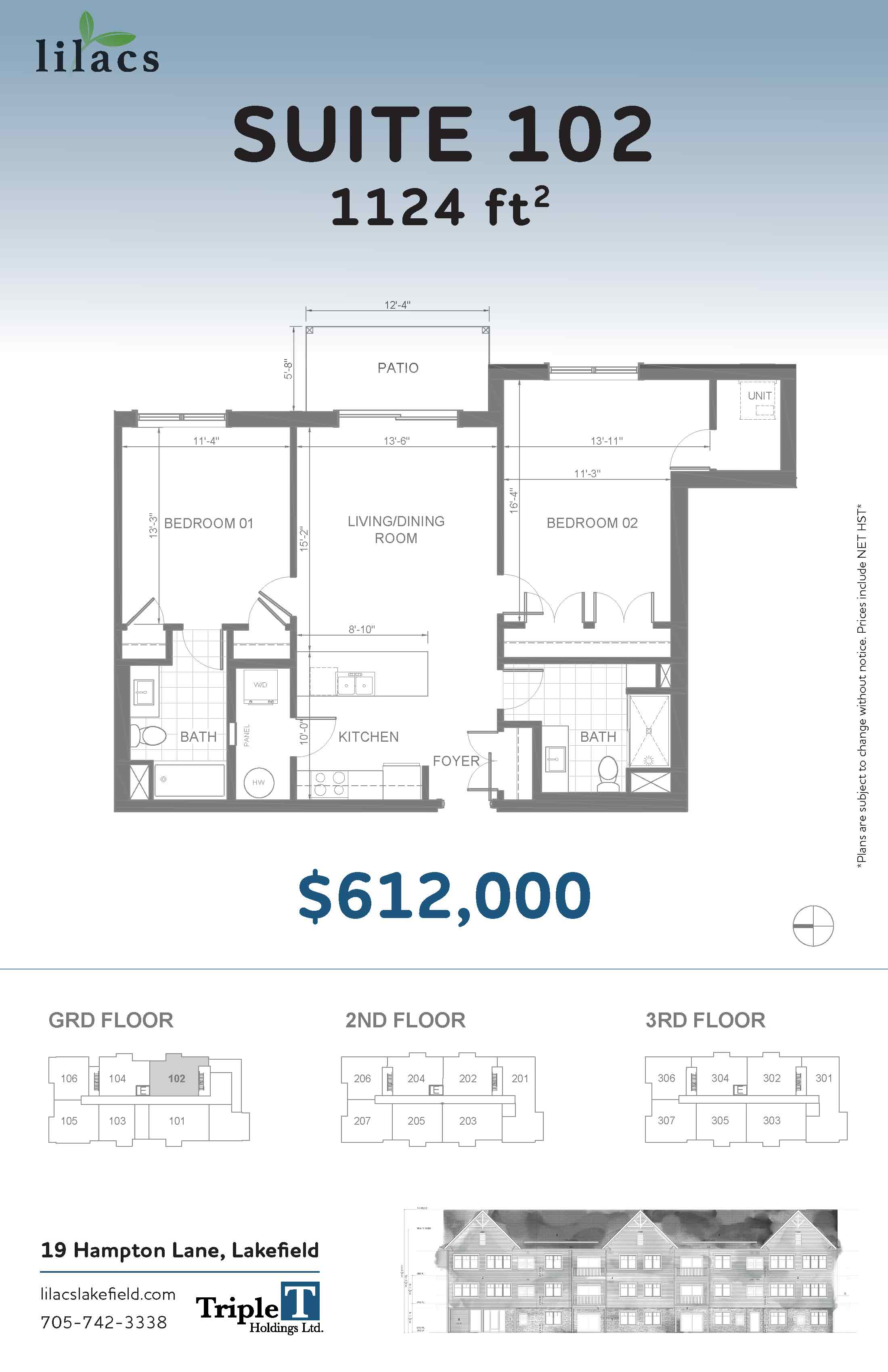 Condo C Unit Floor Plan