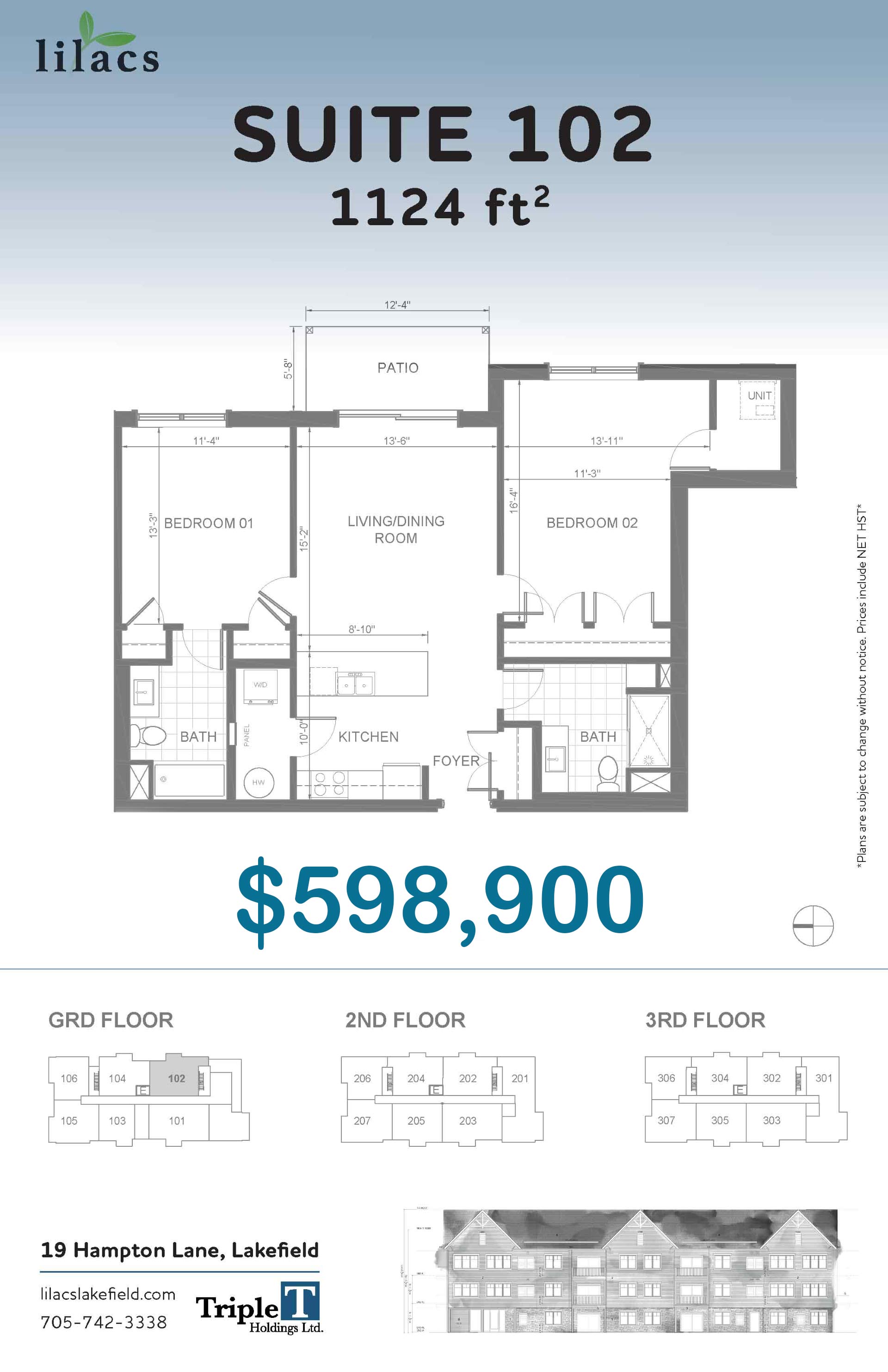 Condo C Unit Floor Plan