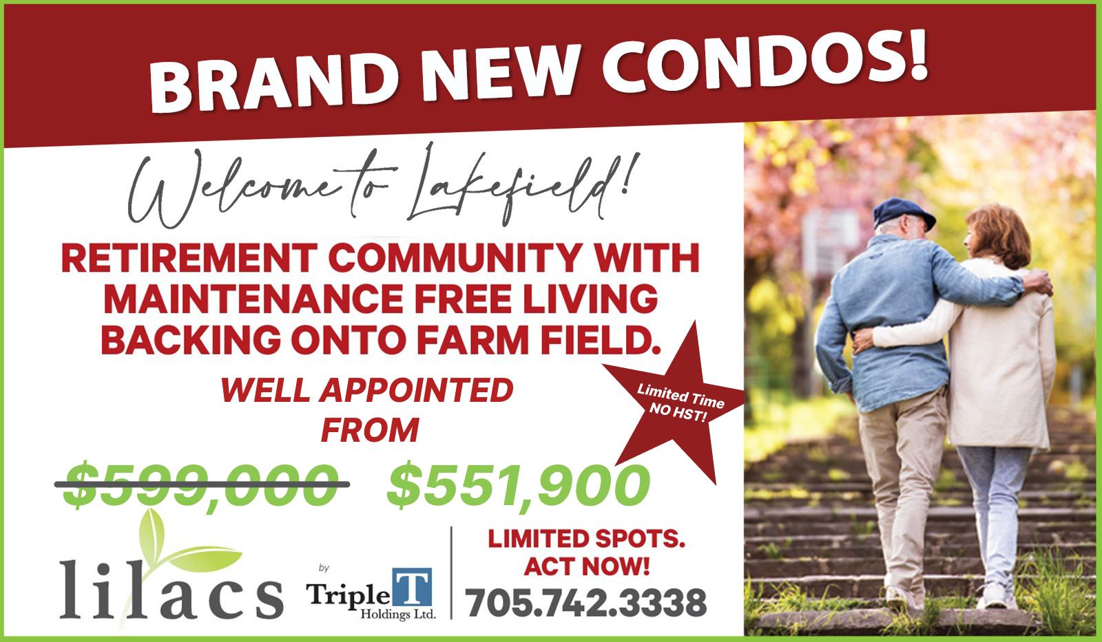 lilacs lakefield retirement condos